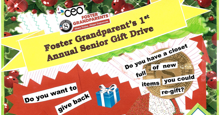Foster Grandparent’s 1st Annual Senior Gift Drive
