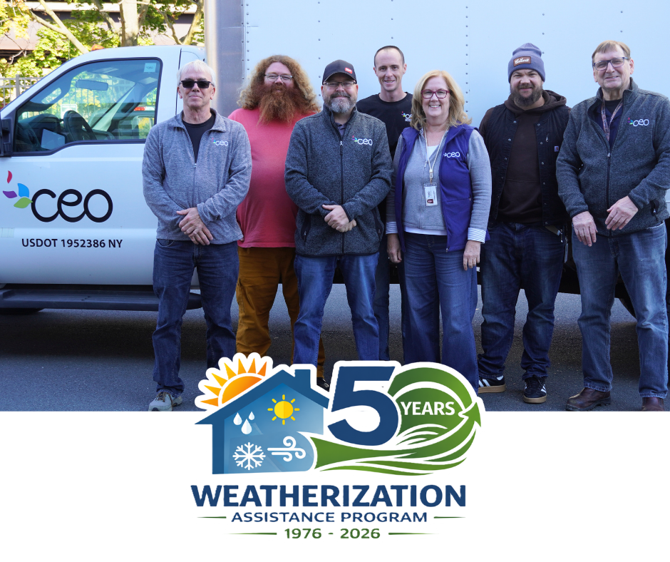 CEO Weatherization Team Members of CEO’s Weatherization team gathered for a group photo.