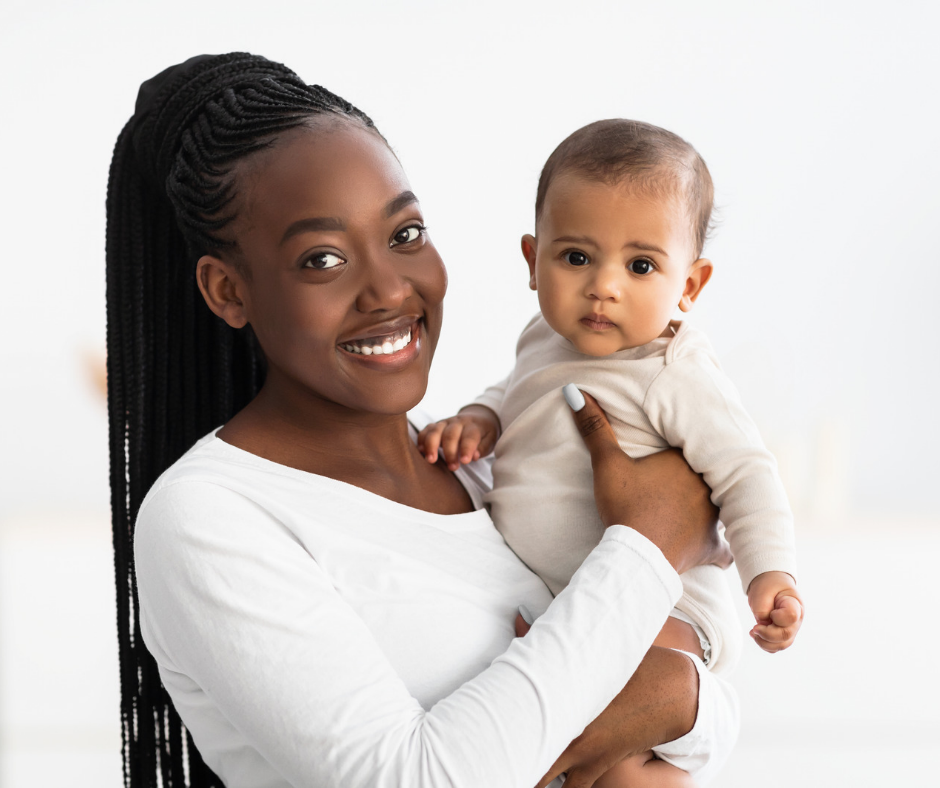 Parent and young child learning about WIC services through CEO