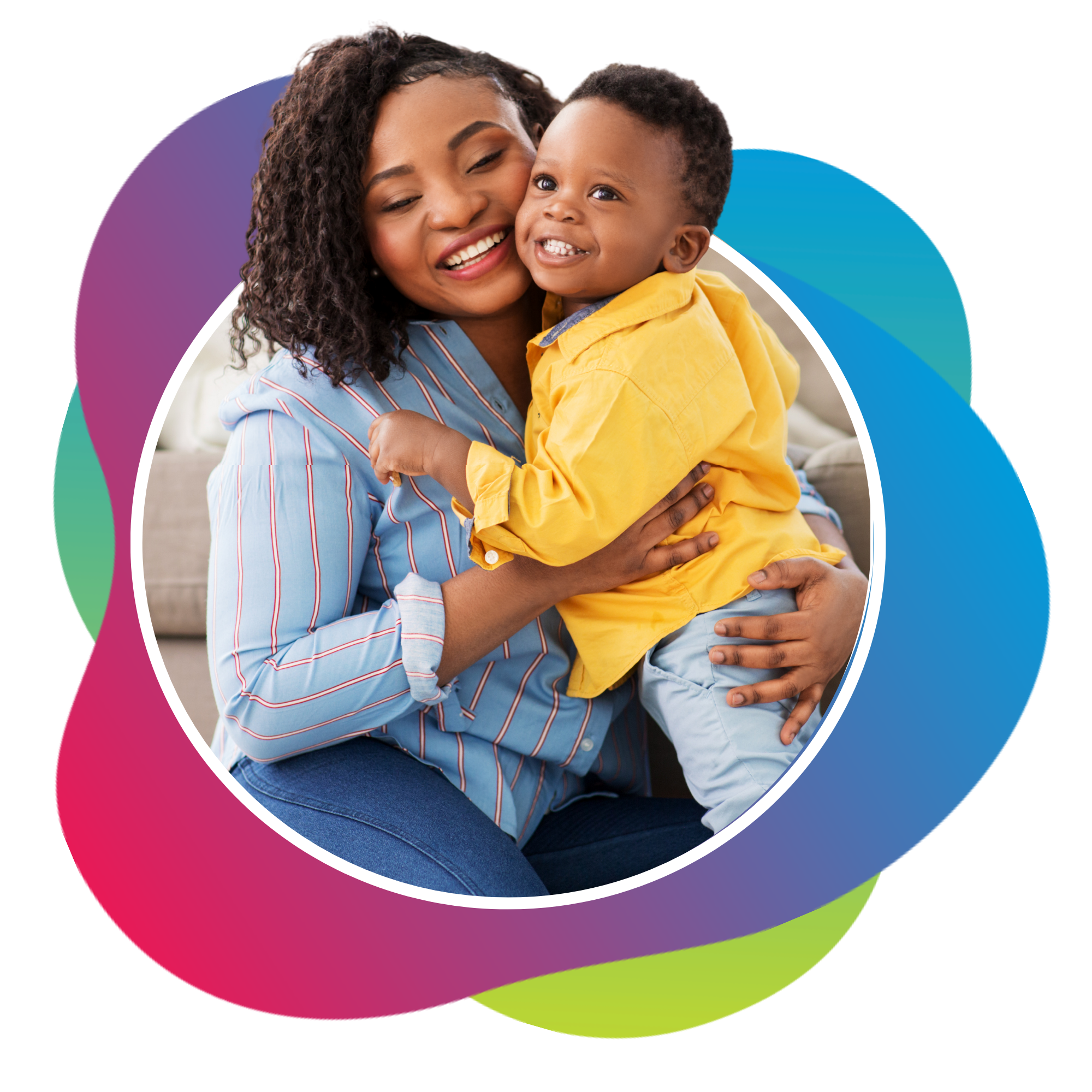 Mother and Child Image of mother and child for Head Start enrollment